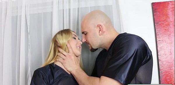  Hot blonde teen Gigi Flamez pussy railed by her stepbro